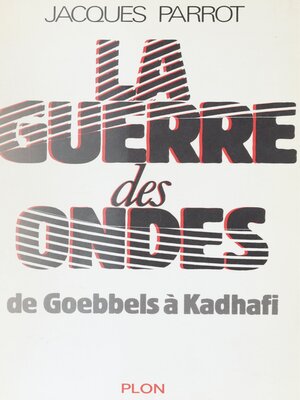 cover image of La Guerre des ondes